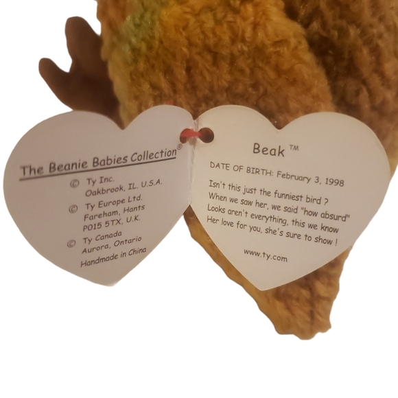 Ty Beanie Babies Beak the Kiwi Bird - Picture 2 of 7